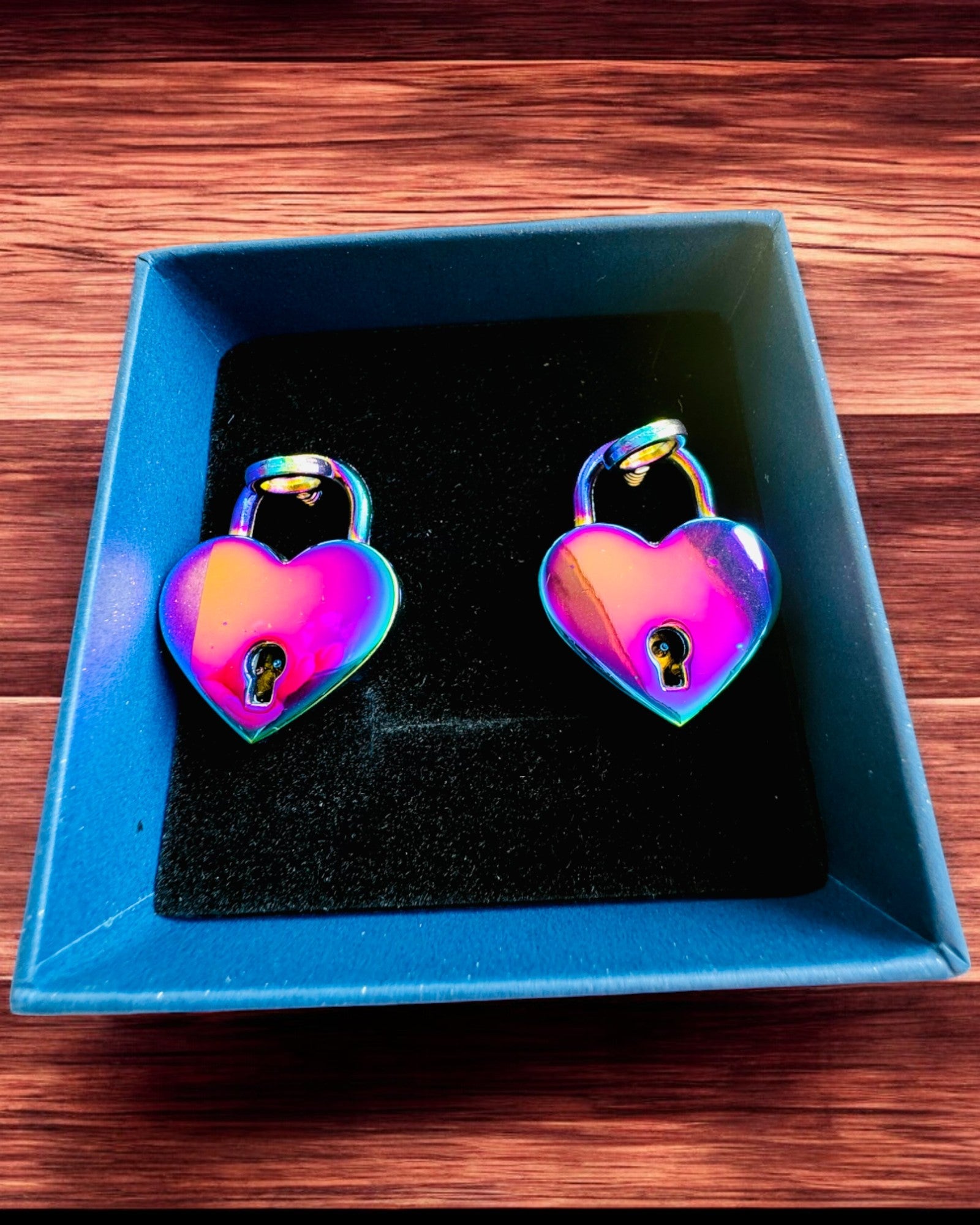 Mini Candados de Amor en Forma de Corazón DeLuxe, Set de 2 candados con llaves, 6 variantes a elegir, posibilidad de personalización con grabado para regalo