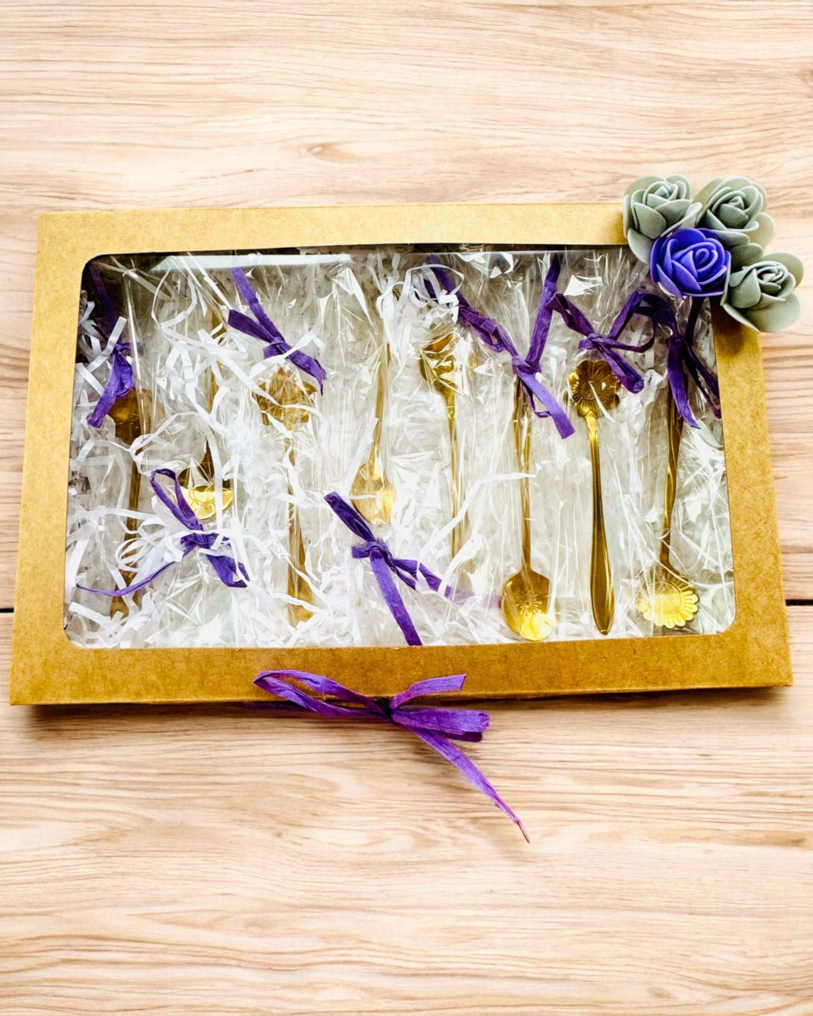 Juego de Cucharitas "Kwiatowa Rapsodia" - personalización con grabado para regalo, 2 variantes a elegir