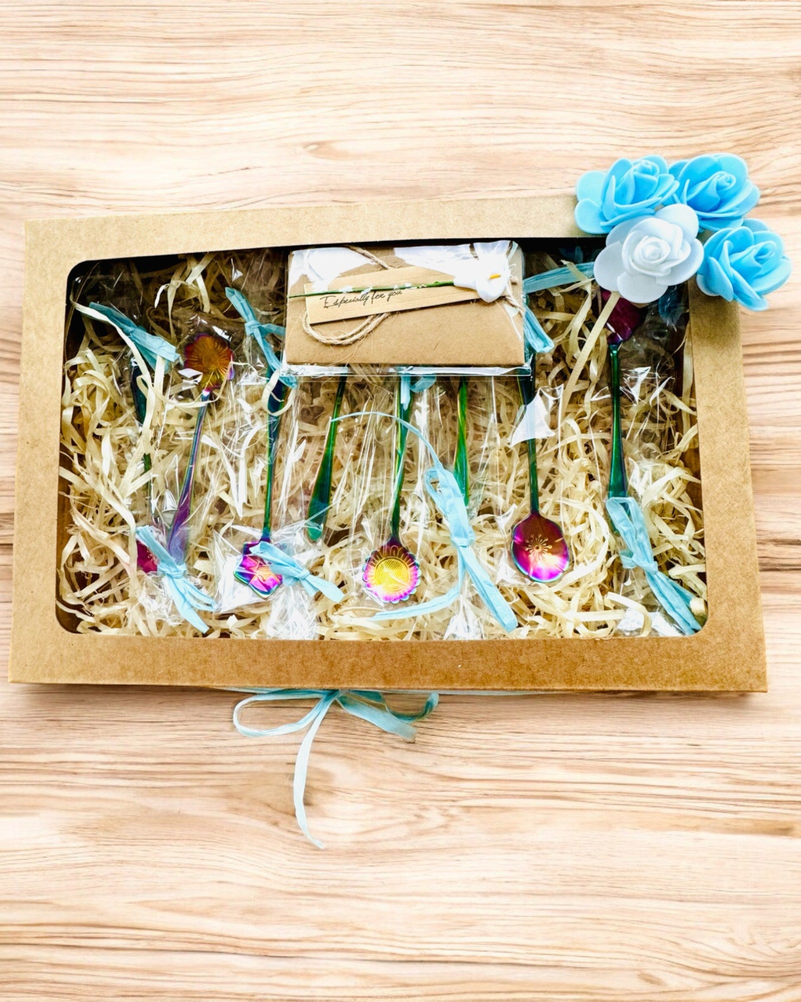 Juego de Cucharitas "Kwiatowa Rapsodia" - personalización con grabado para regalo, 2 variantes a elegir