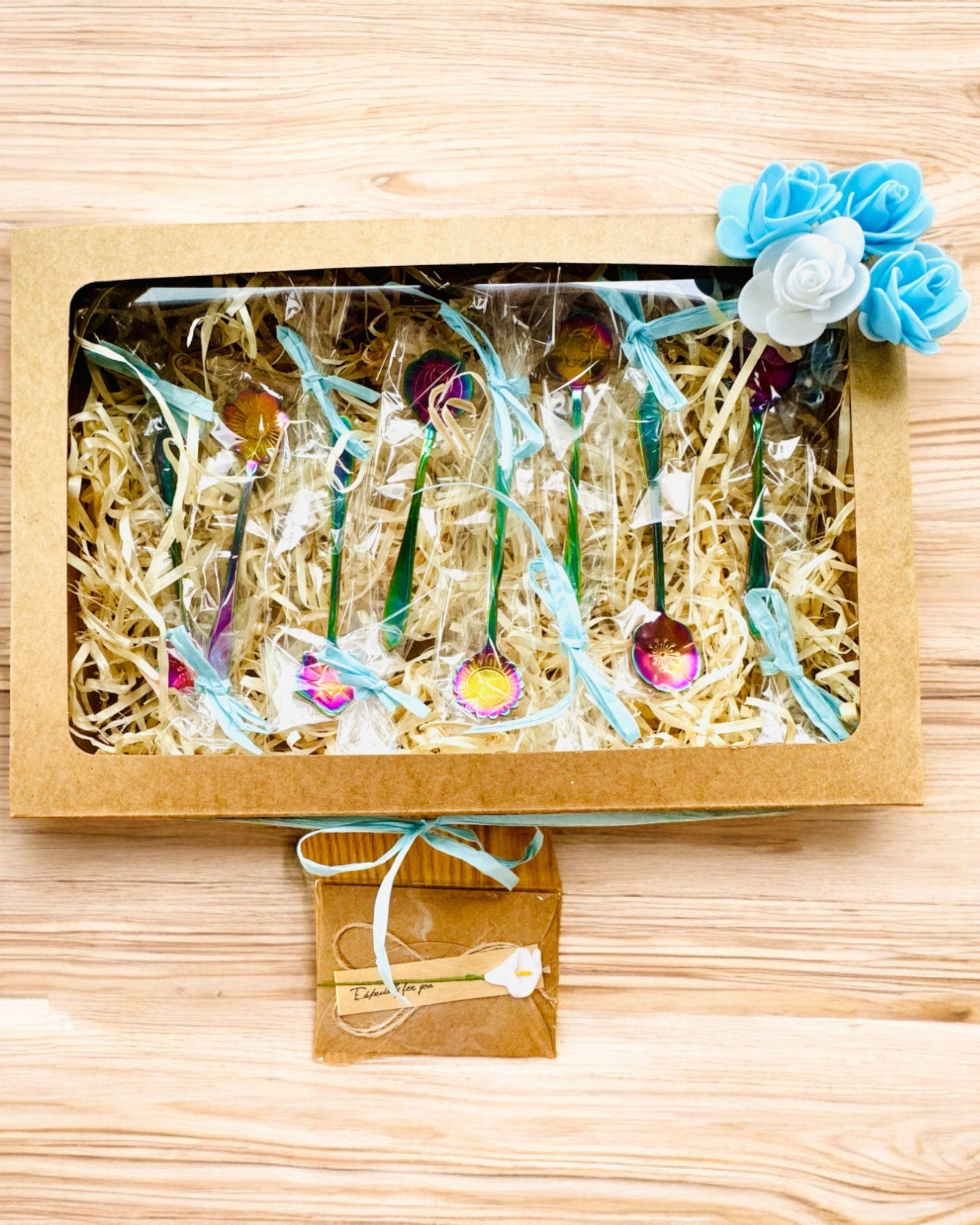 Juego de Cucharitas "Kwiatowa Rapsodia" - personalización con grabado para regalo, 2 variantes a elegir