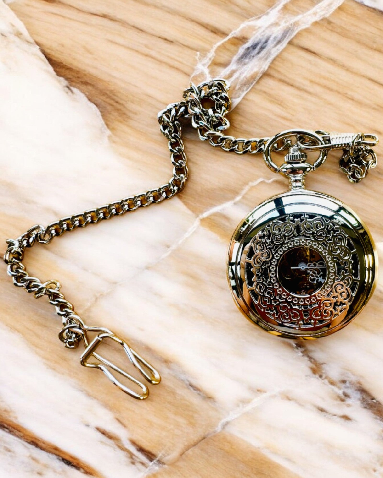 Reloj de Bolsillo "Eterna Elegancia", regalo personalizado, grabado. Color plateado