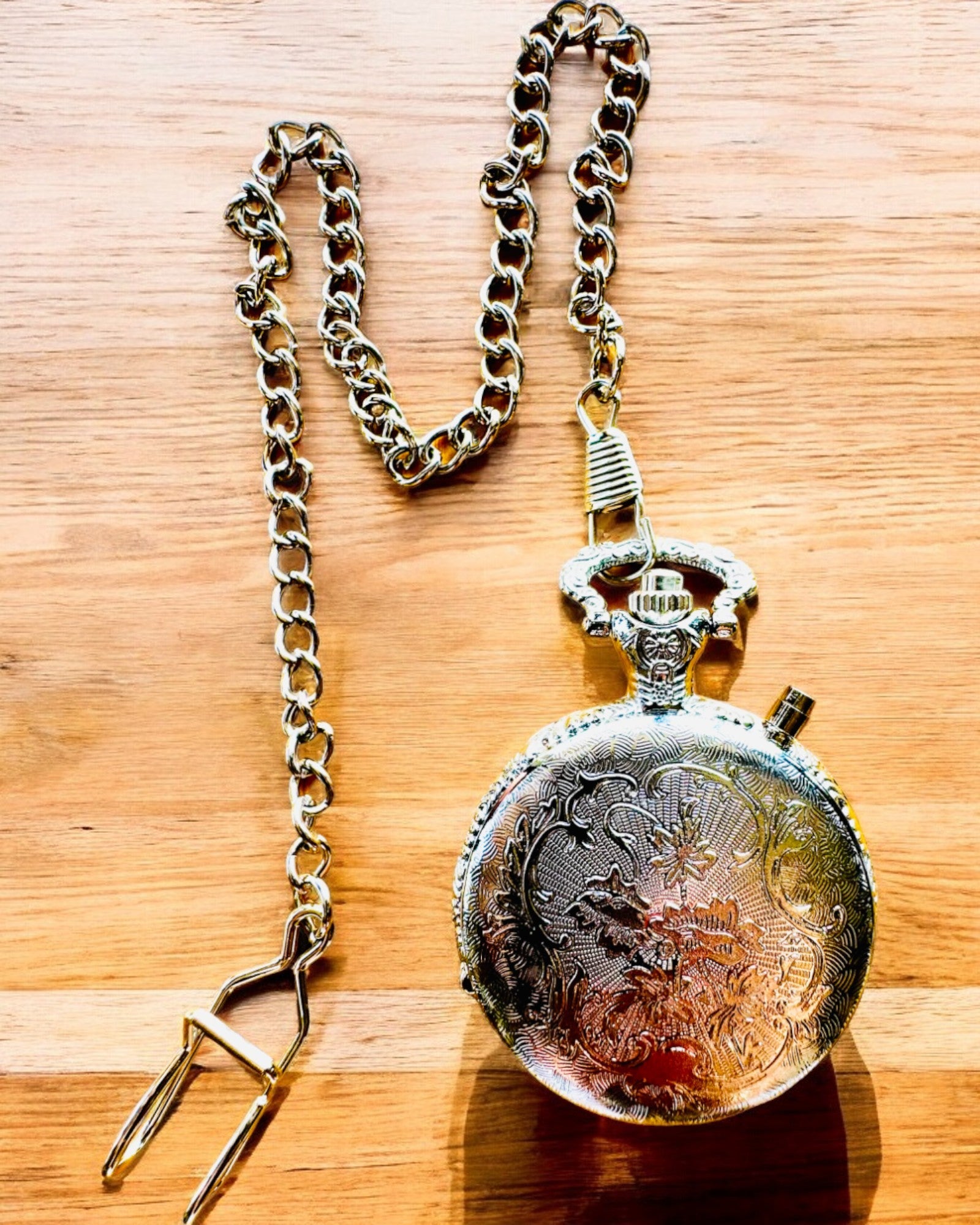 Reloj de Bolsillo "Motocyklowy Elegancik 2" – Grabado para regalo, 3 variantes de color