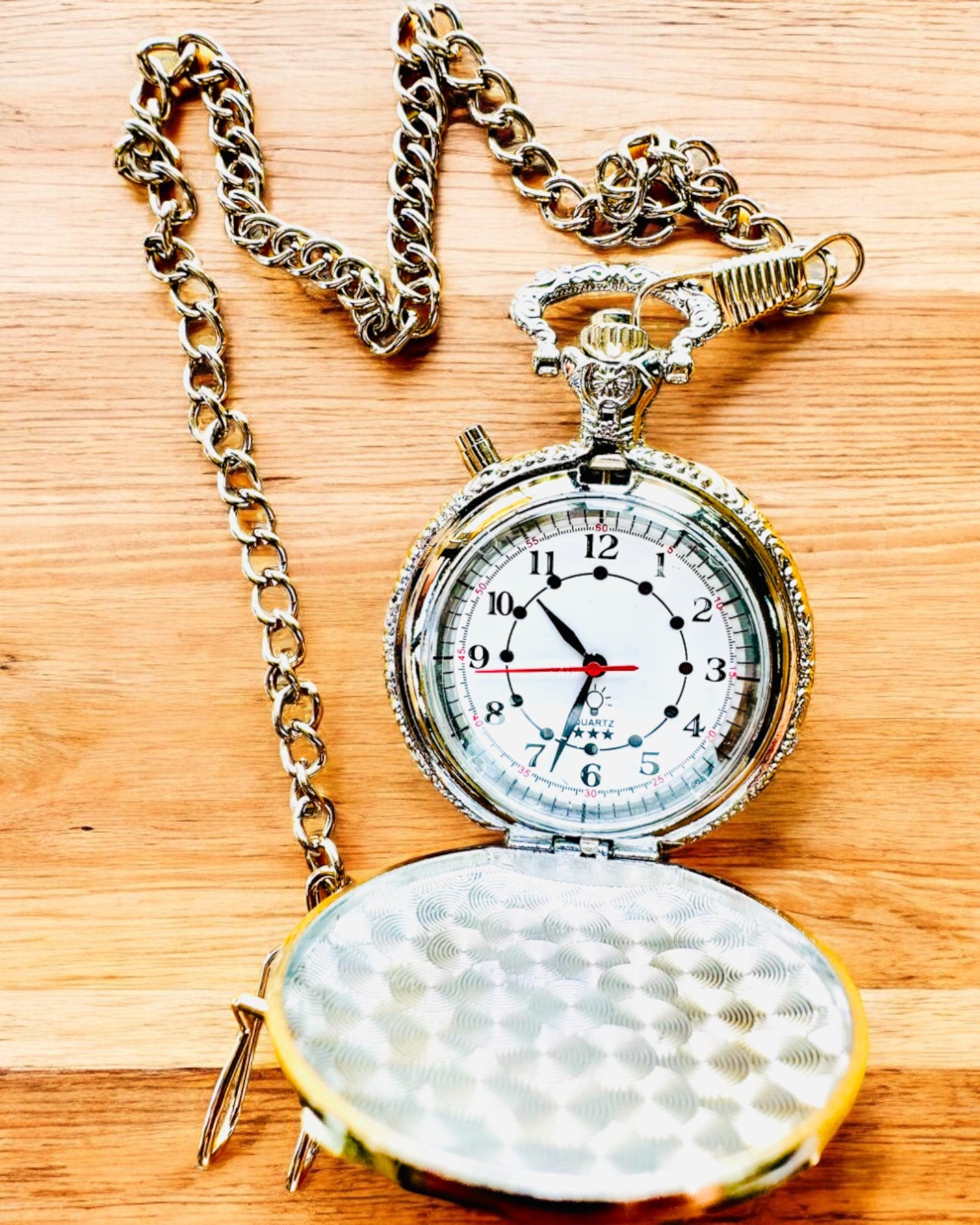 Reloj de Bolsillo "Motocyklowy Elegancik 2" – Grabado para regalo, 3 variantes de color