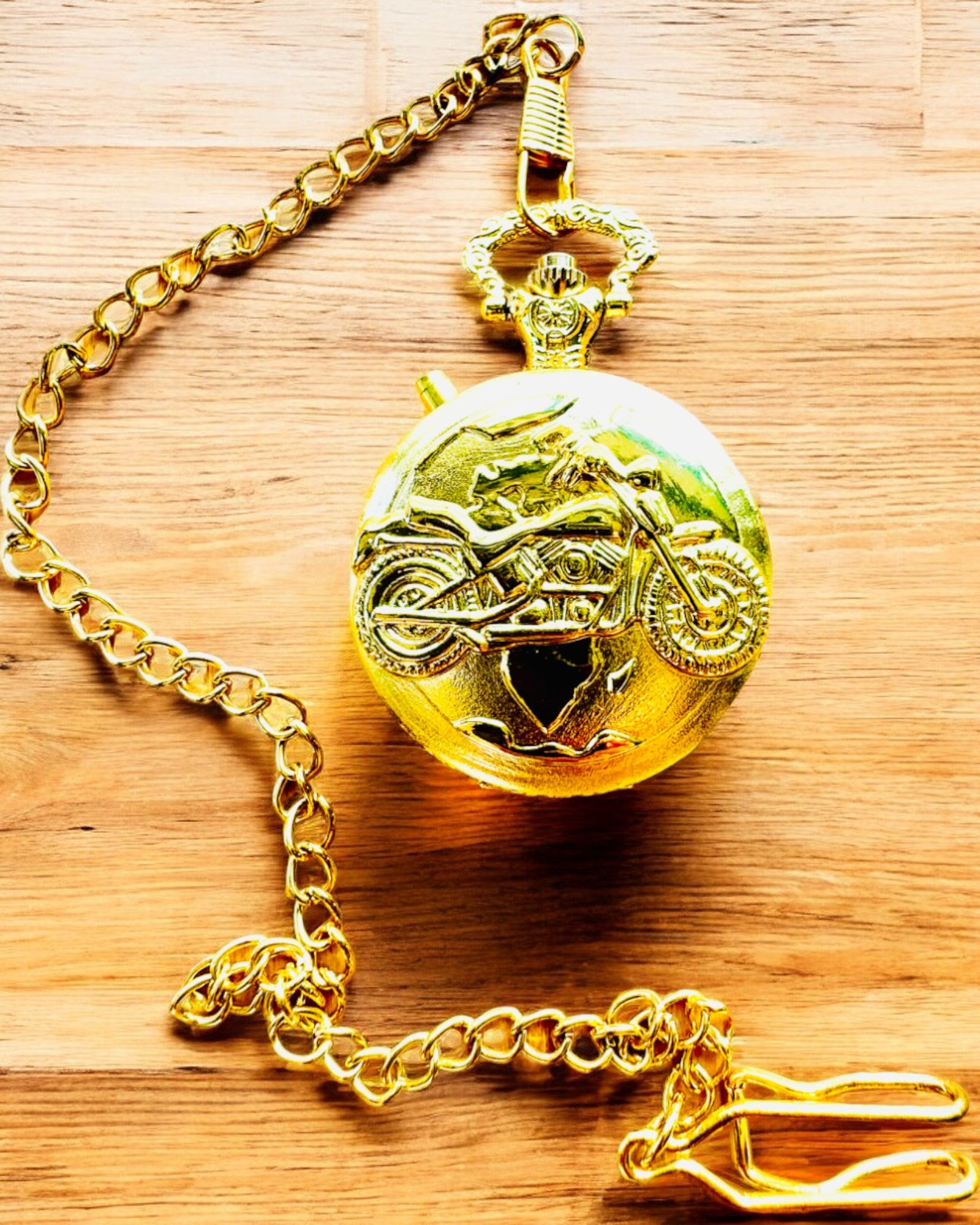 Reloj de Bolsillo "Motocyklowy Elegancik 2" – Grabado para regalo, 3 variantes de color