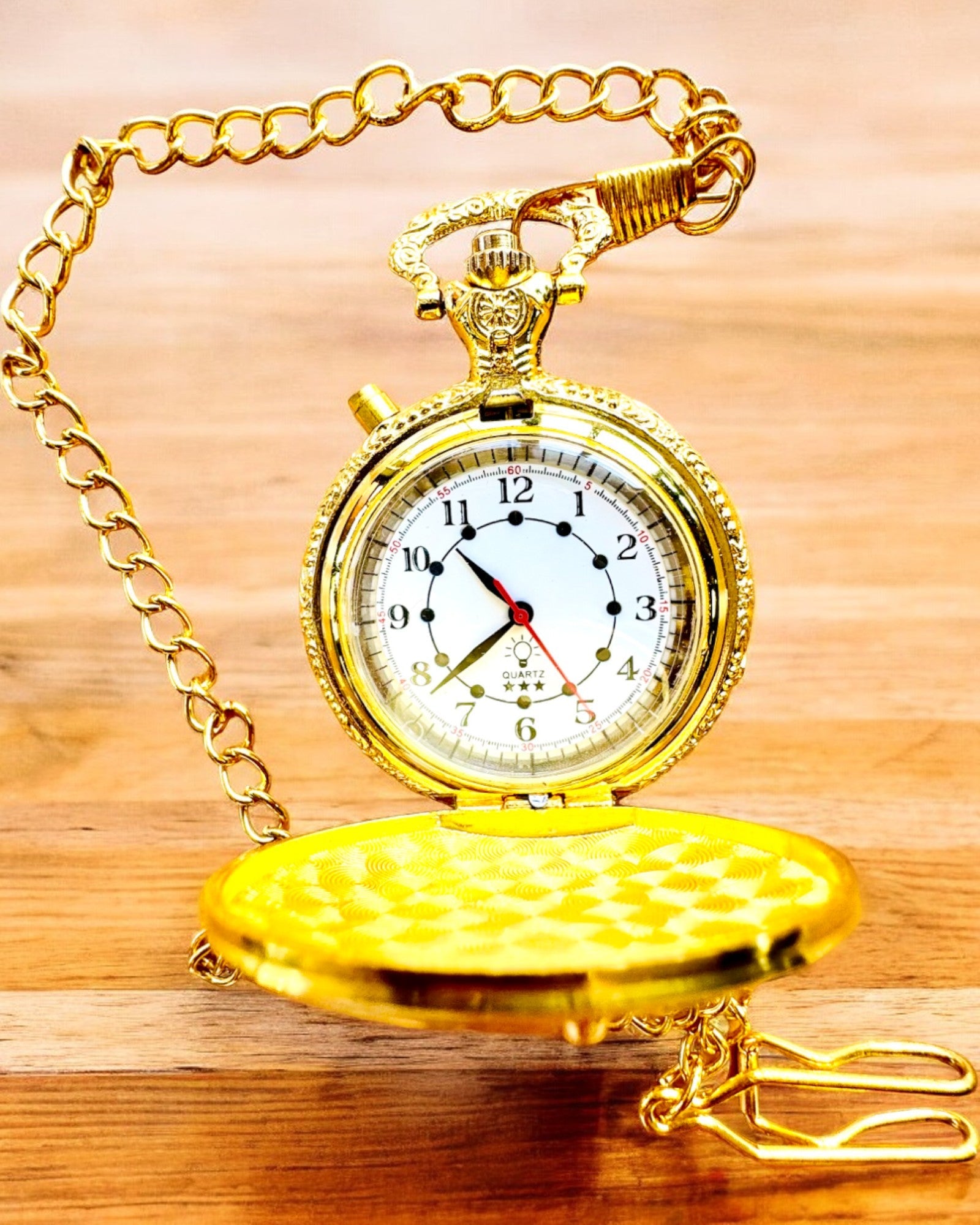 Reloj de Bolsillo "Motocyklowy Elegancik 2" – Grabado para regalo, 3 variantes de color