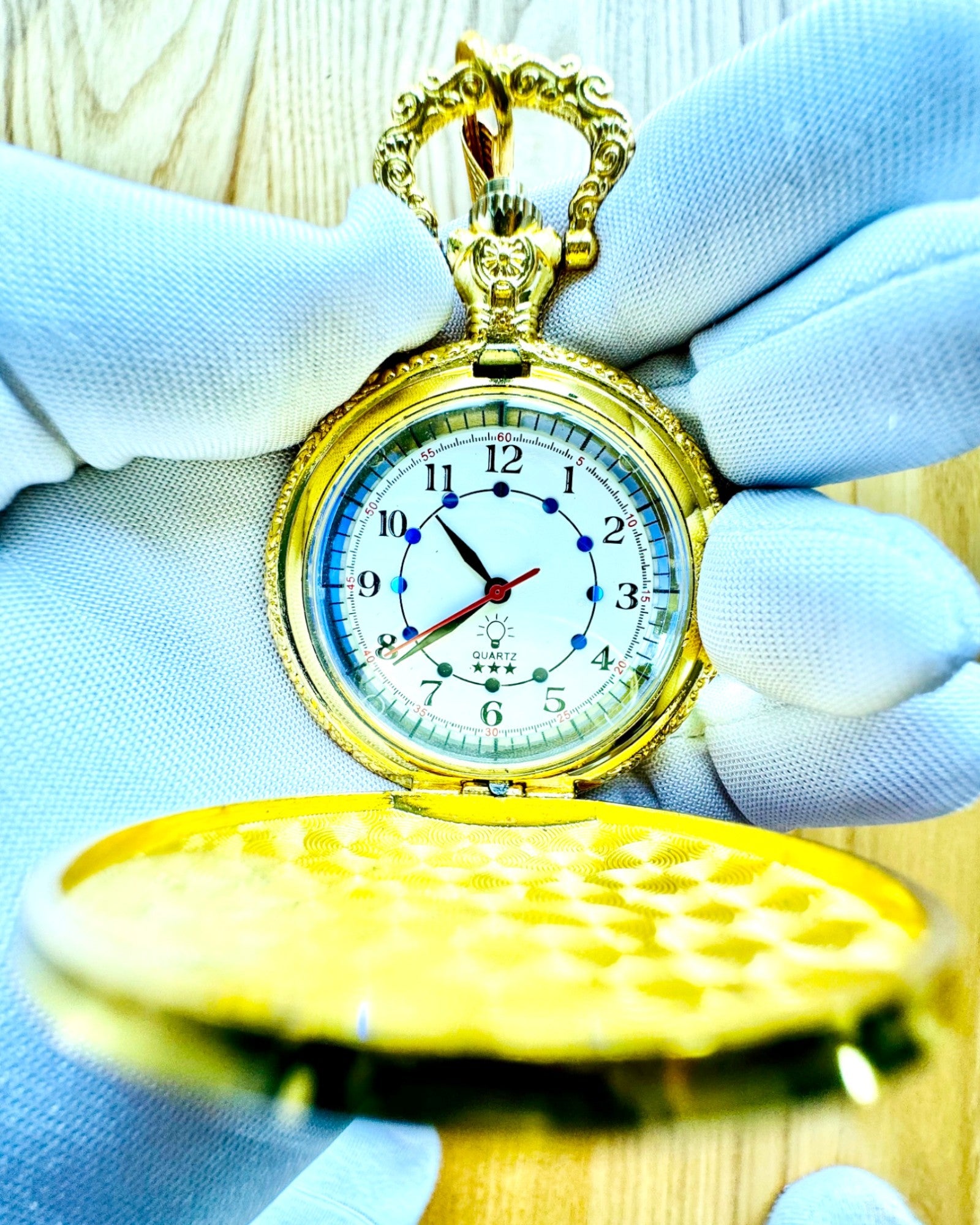 Reloj de Bolsillo "Motocyklowy Elegancik 2" – Grabado para regalo, 3 variantes de color