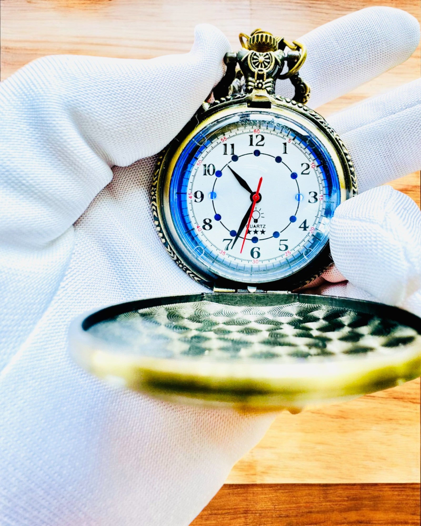 Reloj de Bolsillo "Motocyklowy Elegancik 2" – Grabado para regalo, 3 variantes de color