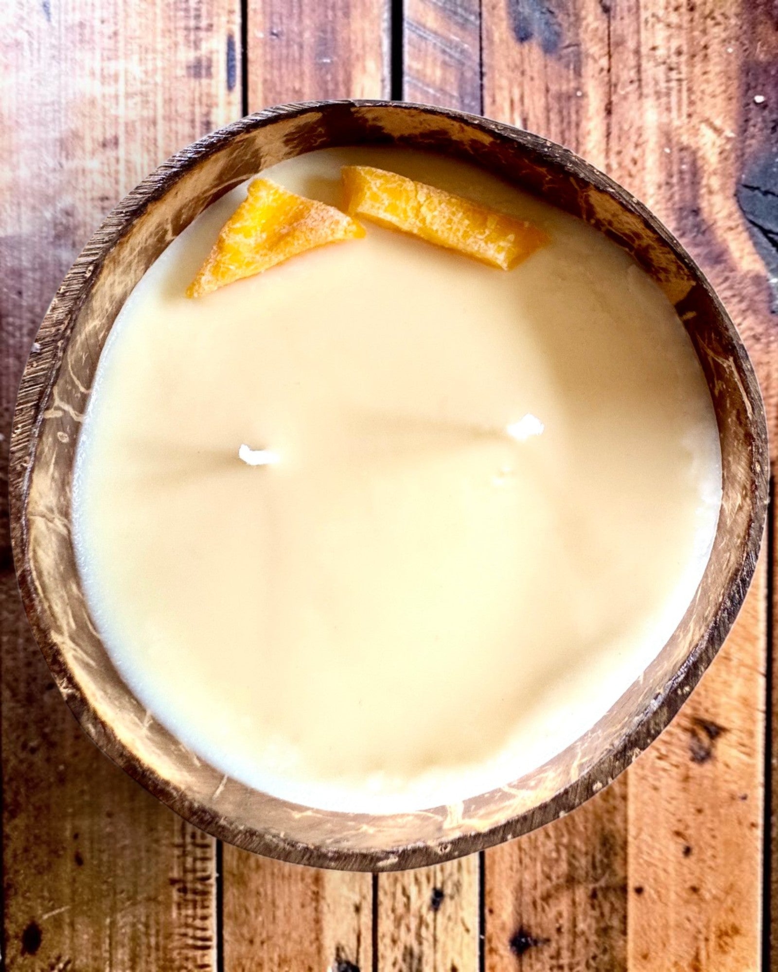 Vela de soja en coco 200-300 ml – Colección Summer, 3 aromas a elegir, personalización con grabado