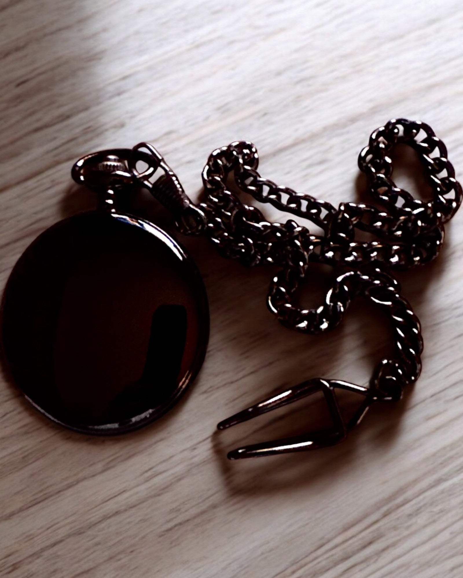 Brújula estilo reloj de bolsillo "Navigator" - Color metal oscuro