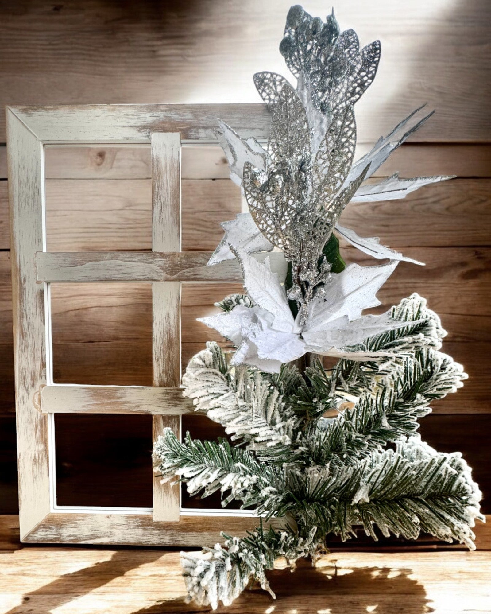 Marcos decorativos "Zimowy Blask" de 2 piezas para Navidad, posibilidad de personalización con grabado para regalo