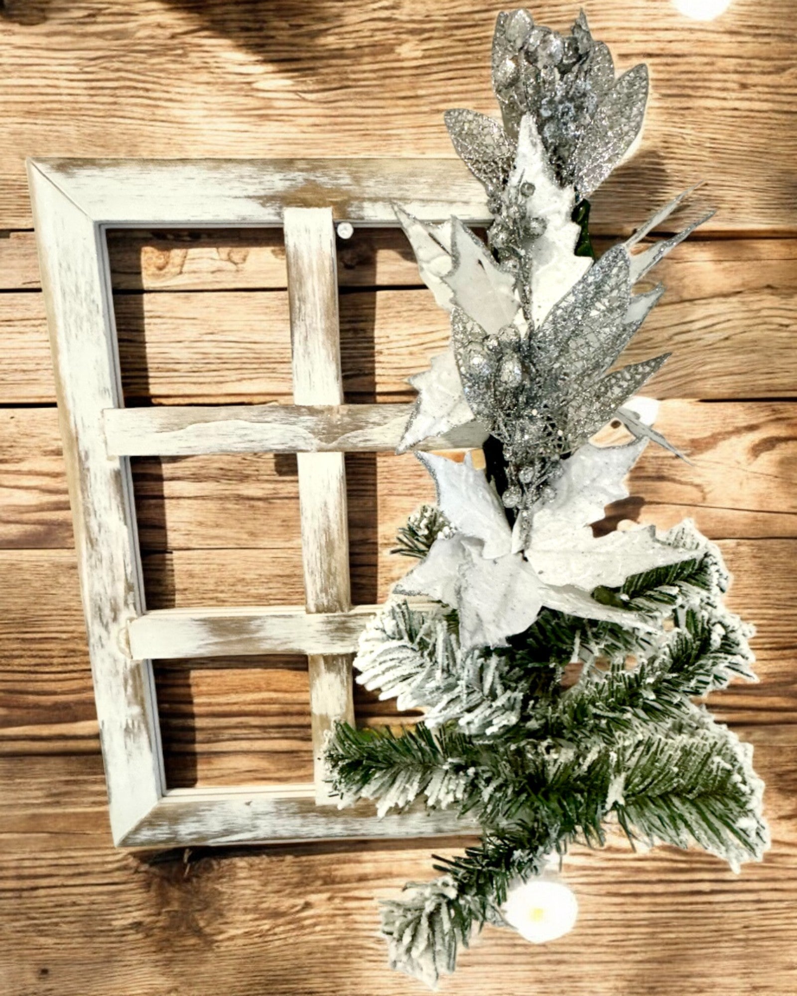 Marcos decorativos "Zimowy Blask" de 2 piezas para Navidad, posibilidad de personalización con grabado para regalo