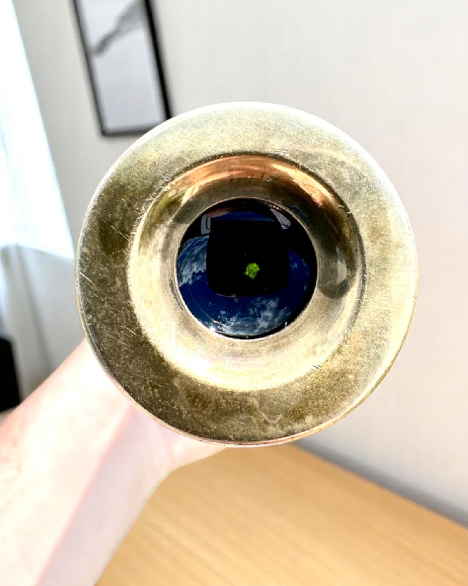 Luneta Królewska „Voyager 1818” – Exclusiva, de Latón, 83 cm, hecha a mano, estuche de Cuero Natural – Edición de Coleccionista, personalización con grabado para regalo