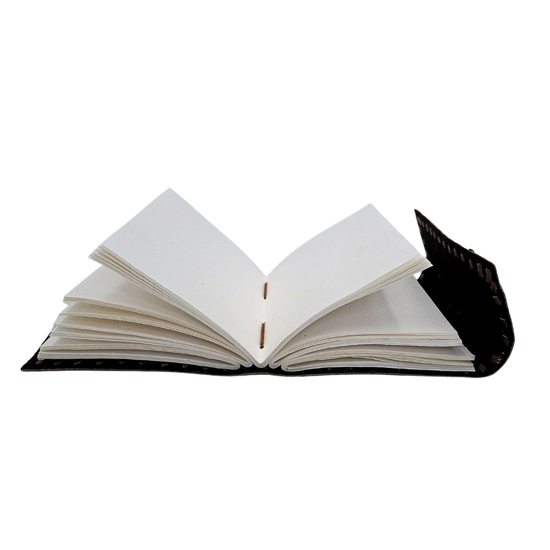 Cuaderno de cuero vintage retro de 200 páginas con grabado