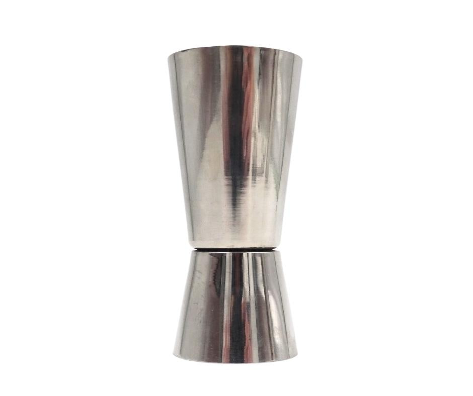 Set de Bar Steel 3 Piezas con Posibilidad de Personalización con Grabado - Coctelera 750 ml, Medidor 15/30 ml, Colador - Regalo Elegante para Amantes de los Cócteles, Acero Inoxidable, Color Plateado