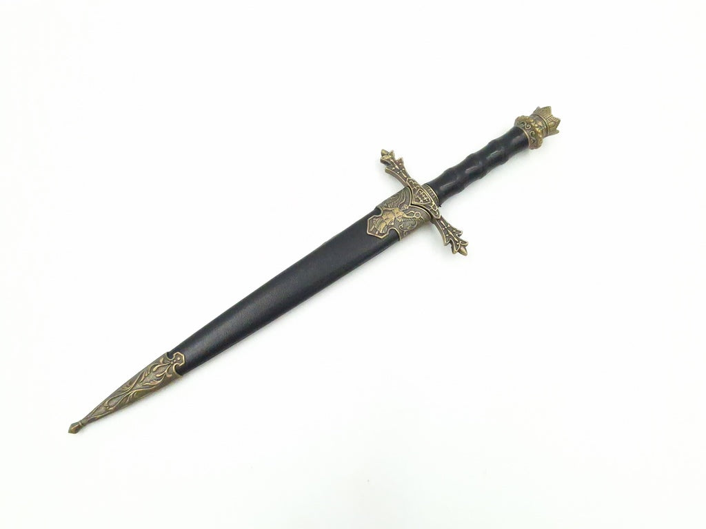 Daga de caballero de 34 cm réplica decorativa con posibilidad de grabado