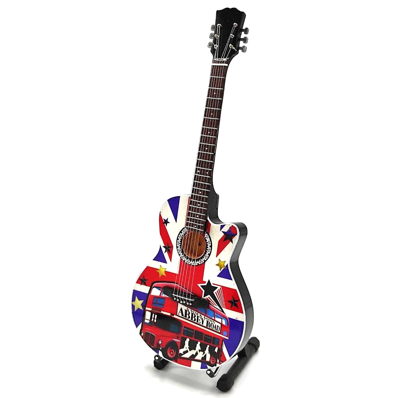 Mini guitarra coleccionable The Beatles