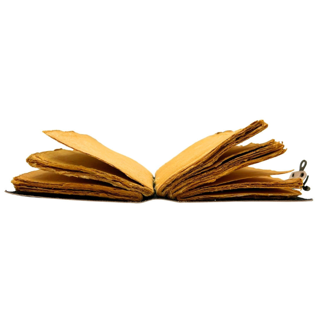 Cuaderno de Piel Retro Marinero de 200 páginas con posibilidad de personalización con grabado, ideal para regalo a artistas y viajeros, hecho de piel natural de cabra, color vintage, dimensiones 18 x 13 cm