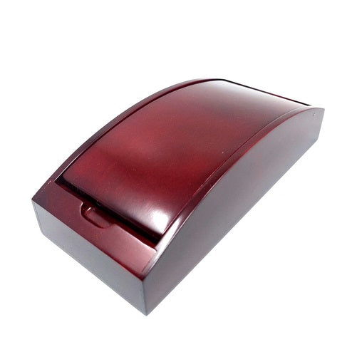 Caja de madera personalizada 21 x 9 x 5,5 cm en color cereza