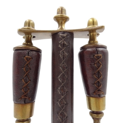 Set de escritorio con lupa y cortapapeles MIS-0742 con posibilidad de personalización mediante grabado, elegante funda de cuero, ideal para regalo, dimensiones: 18 x 7,5 x 3,5 cm (lupa), 18 x 3,5 x 3,5 cm (cortapapeles)