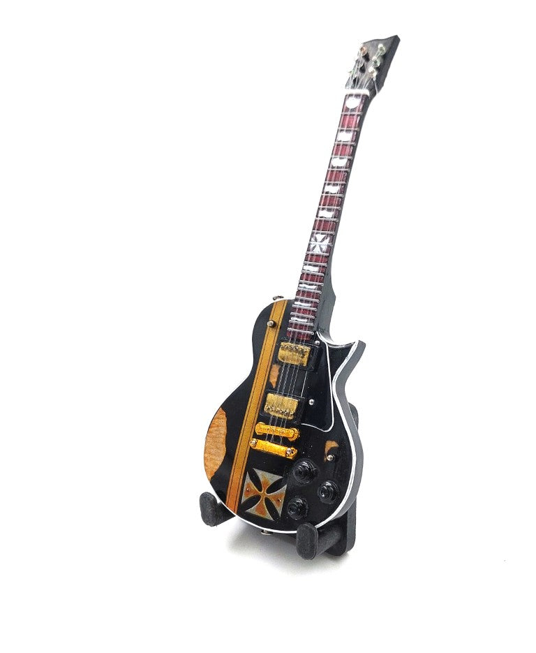 Mini guitarra coleccionable de 15 cm estilo James Hetfield con posibilidad de personalización con grabado