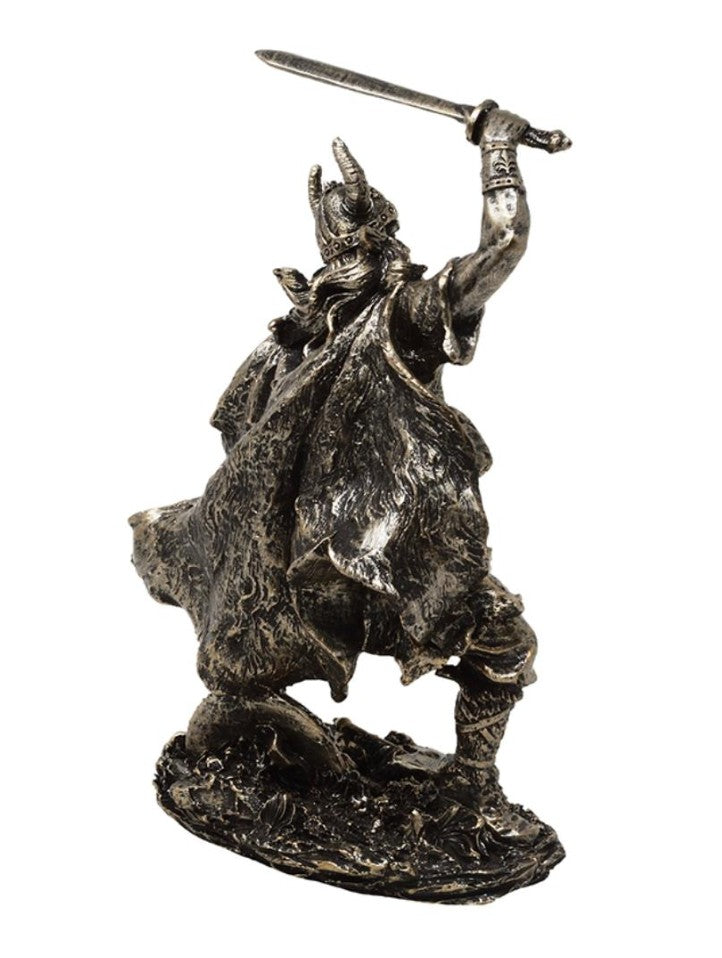 Figura decorativa de vikingo