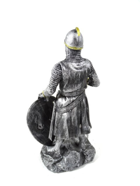 Figura de caballero cruzado 18 cm con posibilidad de personalización con grabado