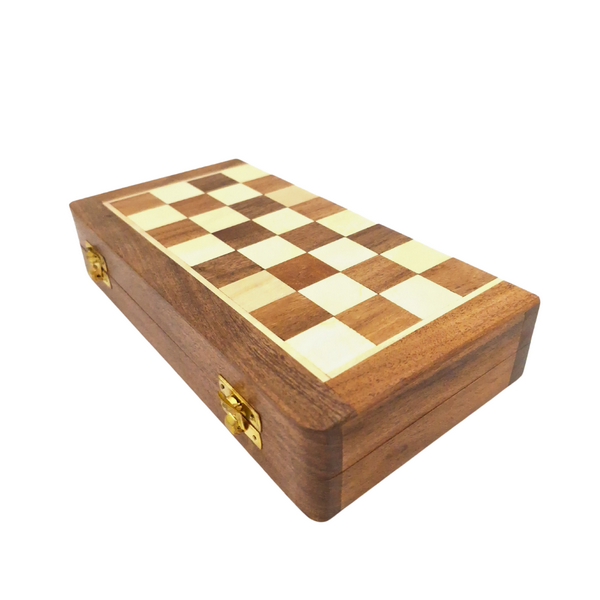 Ajedrez magnético de madera 25x25 cm con posibilidad de grabado personalizado