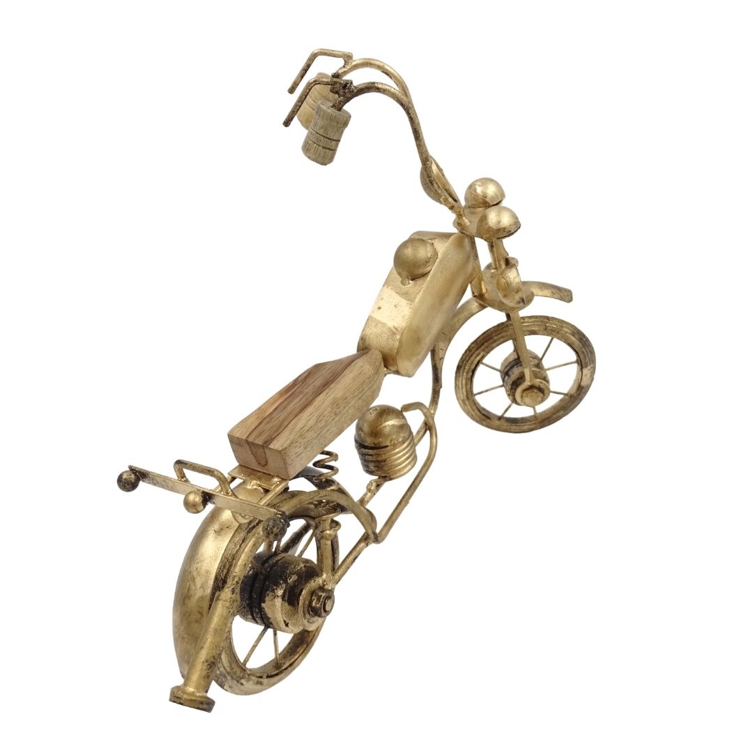 Modelo clásico de motocicleta de metal NC1733 con grabado