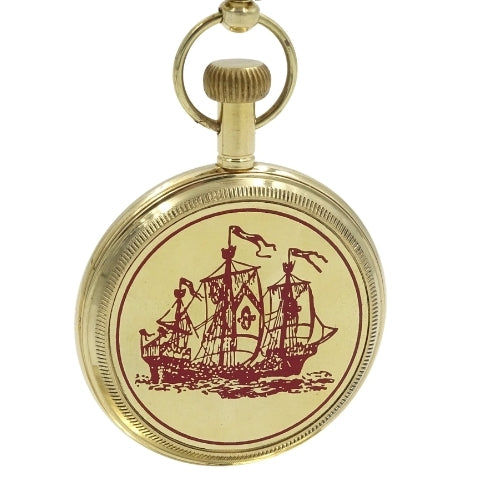 Reloj marinero de latón para escritorio NC2126 con posibilidad de grabado, 12 cm de altura, ideal para regalo para amantes de la navegación con motivo de ancla y velero