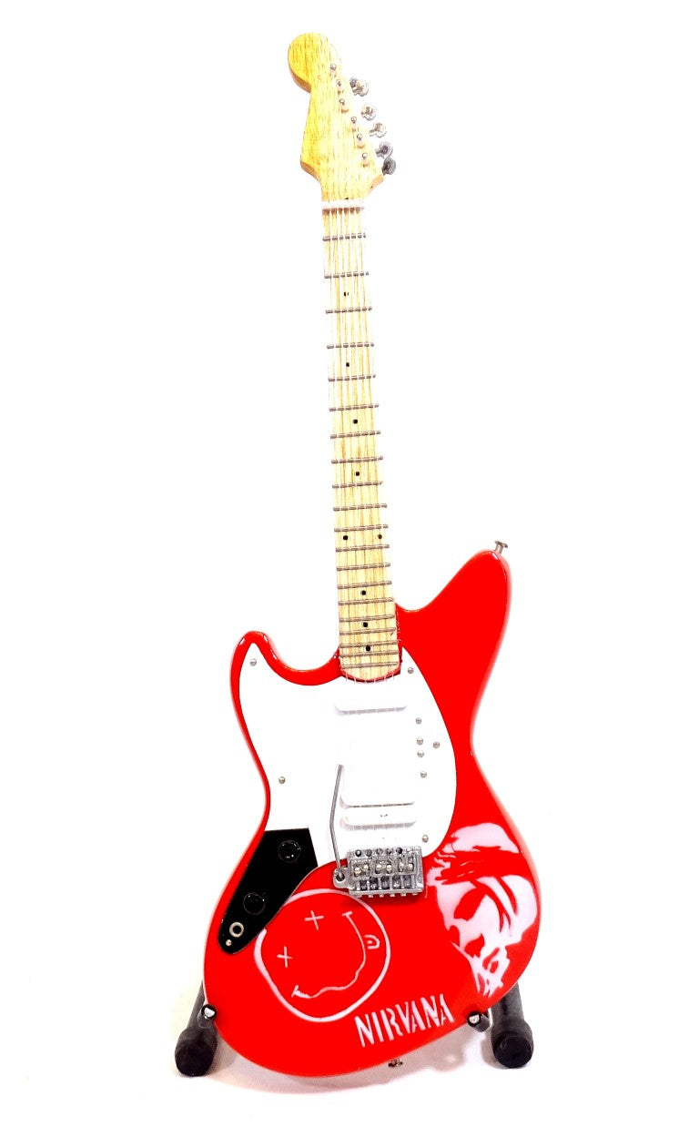 Mini guitarra estilo Nirvana - Curt Cobain