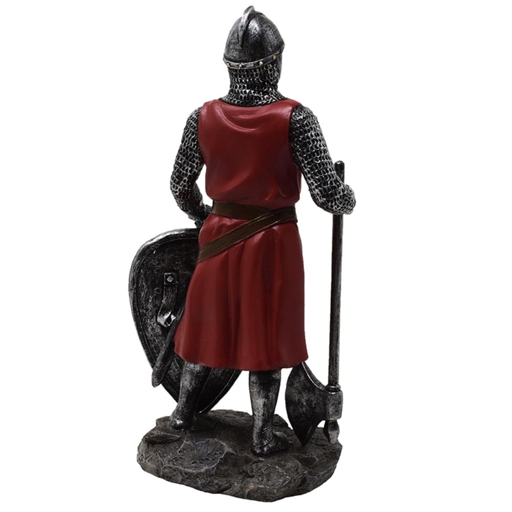 Figura Caballero Cruzado 18,5 cm de polyresina con posibilidad de personalización con grabado