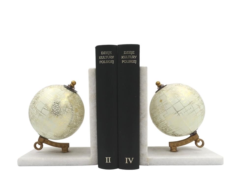 Soportes de mármol para libros Globos GLB-85 con grabado