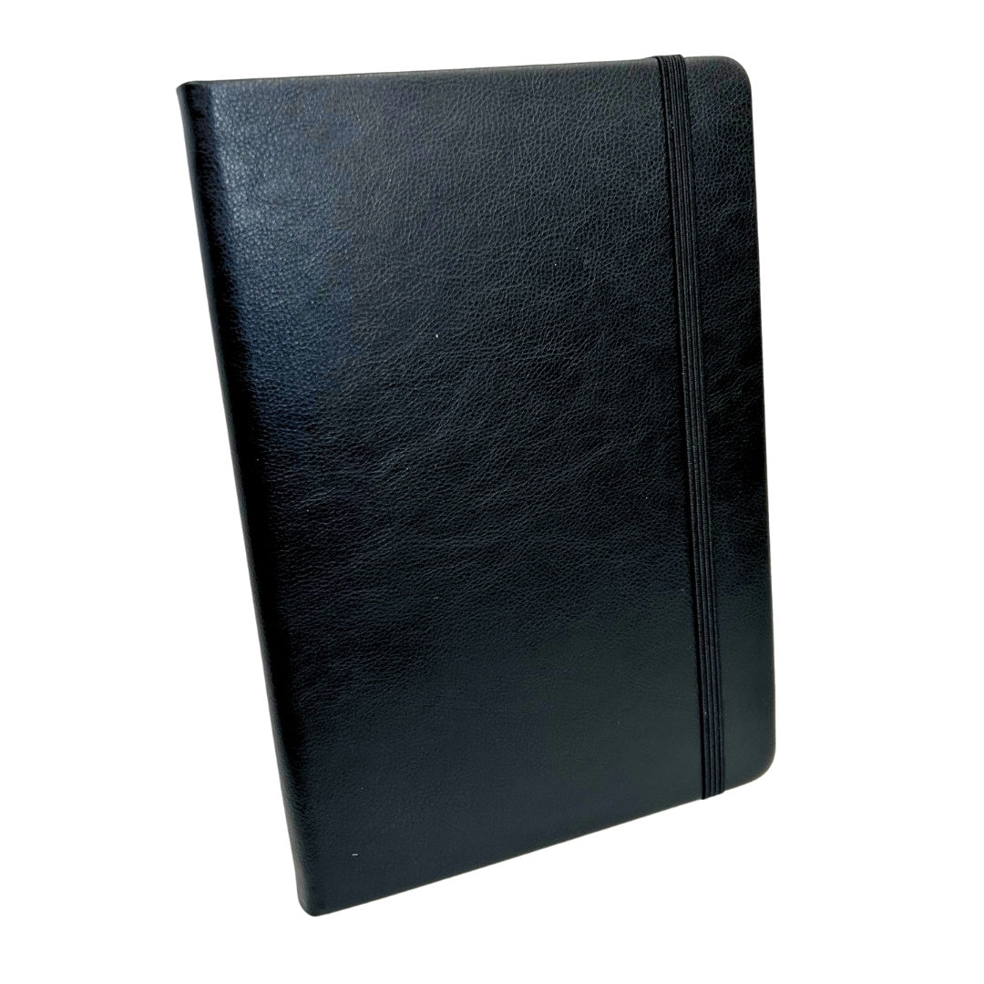 Set de Regalo Elegante Classico con Personalización - Cuaderno de Piel A5, Paraguas, Bolígrafo, Porta Tarjetas y Llavero en Caja Estética de Regalo