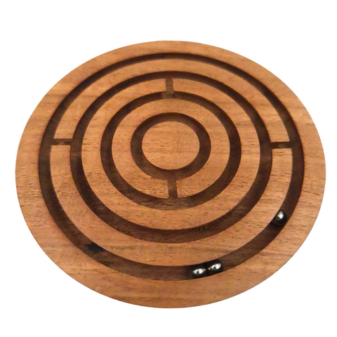 Juego de habilidad bolas en laberinto de madera con posibilidad de personalización mediante grabado