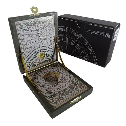 Reloj de sol con brújula Kepler díptico