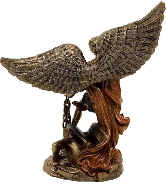 Arcángel Miguel - figura decorativa con posibilidad de personalización con grabado