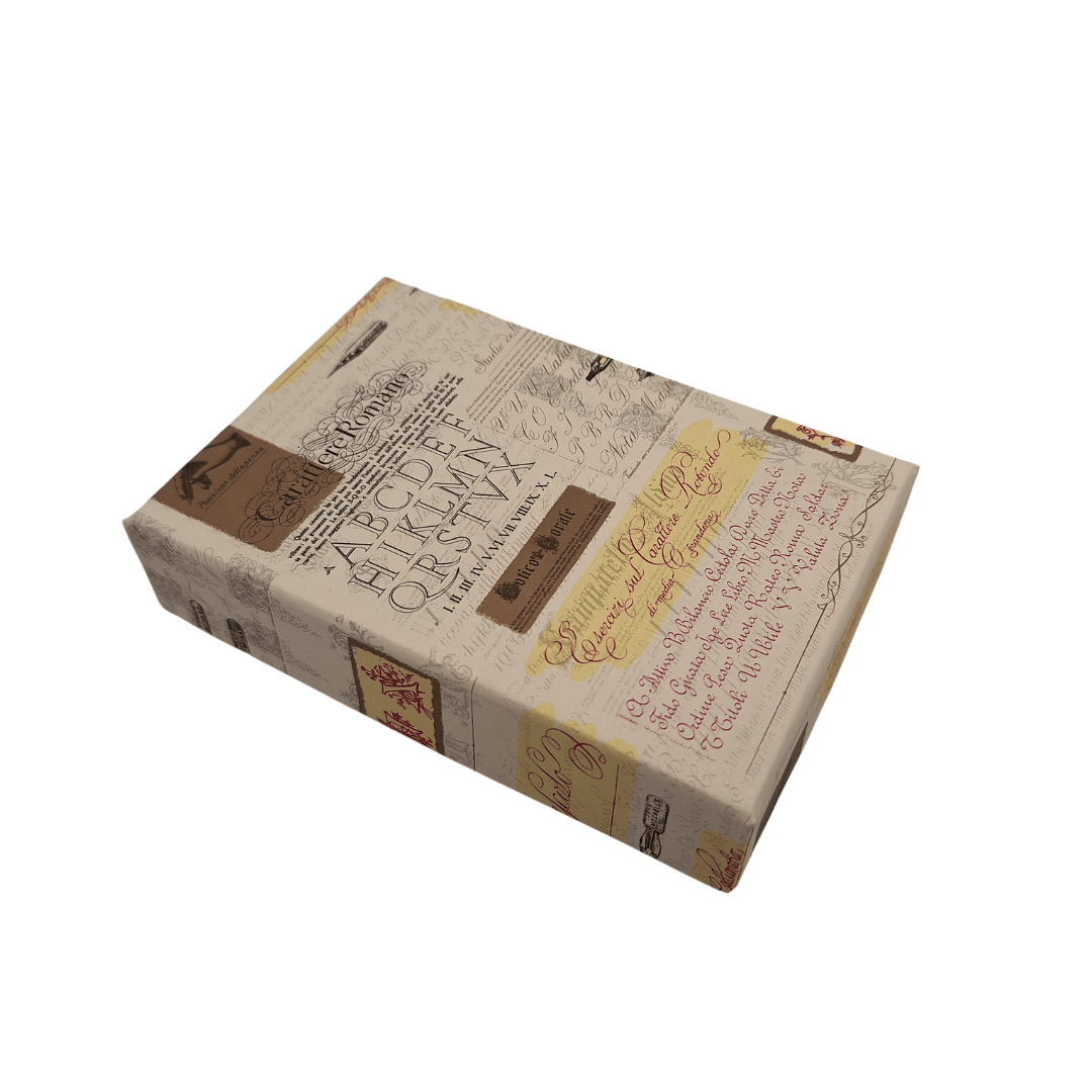 Set de caligrafía con grabado personalizado - pluma italiana con dos plumillas y tintero, ideal para regalo - elegante caja de 12.5x8,5x3cm
