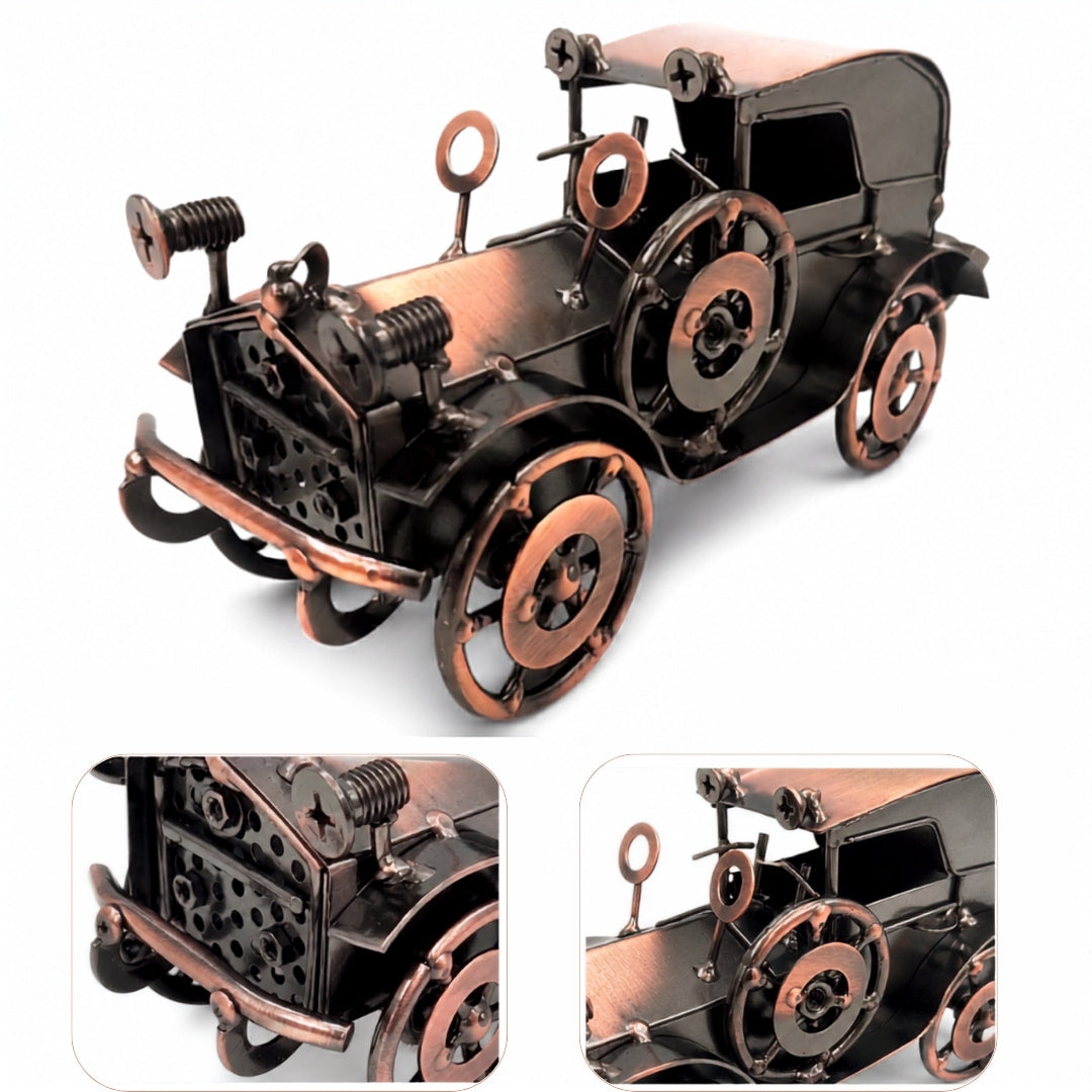 Modelo metálico de automóvil retro Q87 con posibilidad de grabado