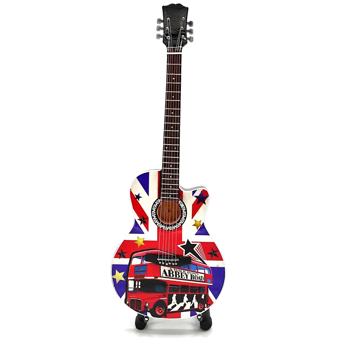 Mini guitarra coleccionable The Beatles