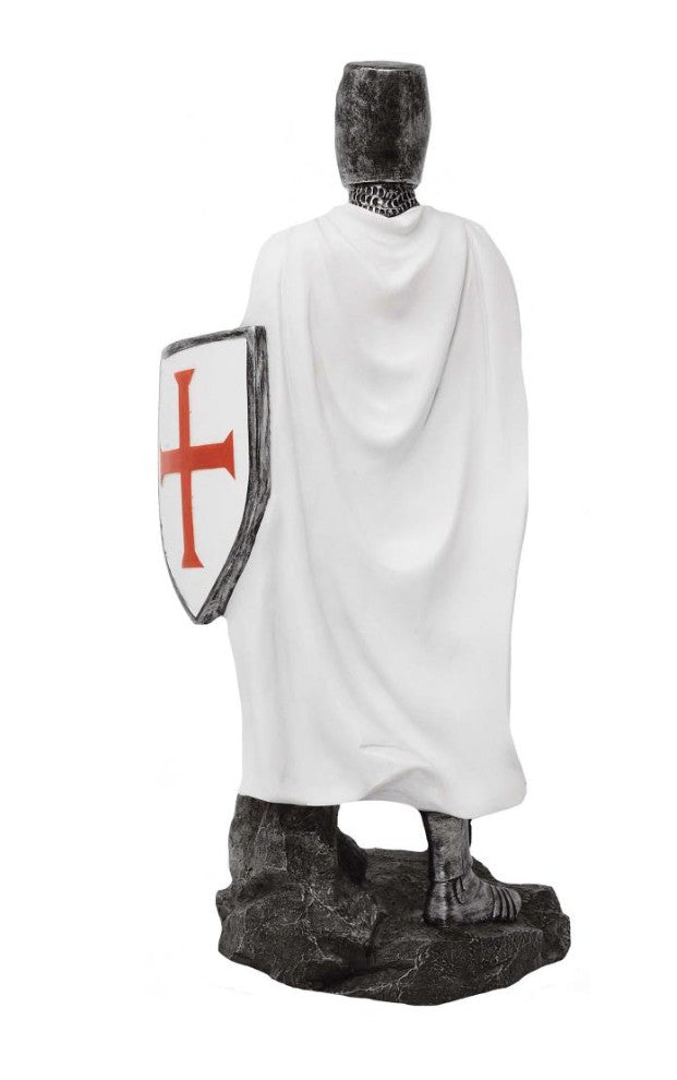 Caballero Templario – Figura decorativa de 30 cm con posibilidad de personalización con grabado