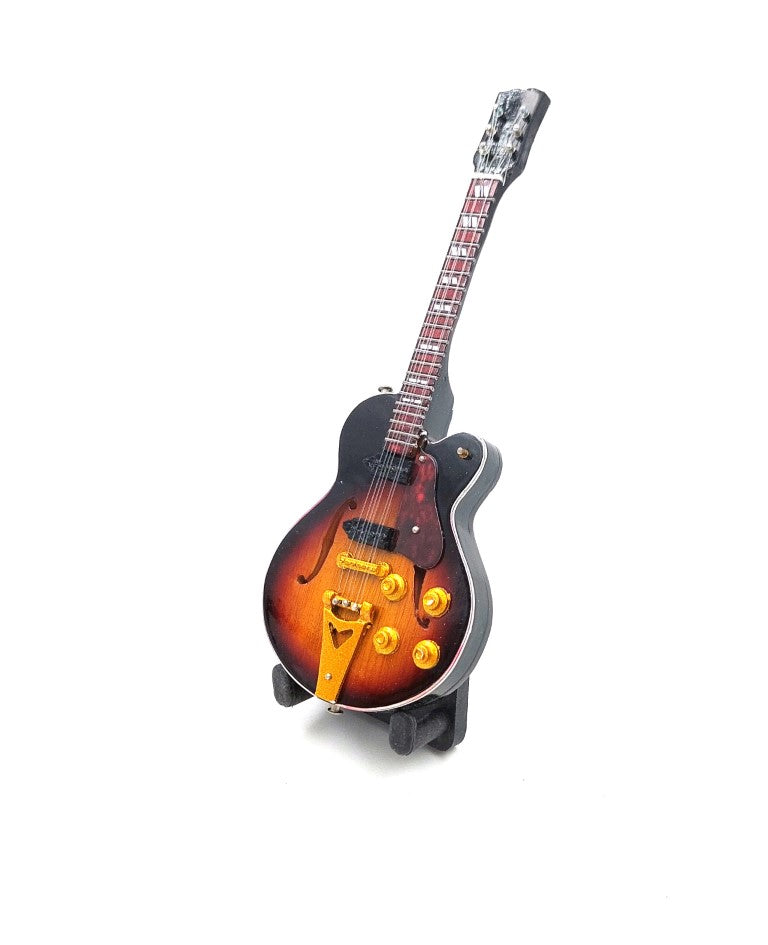 Mini guitarra de 15 cm BMG-011 estilo Elvis Presley con posibilidad de personalización con grabado