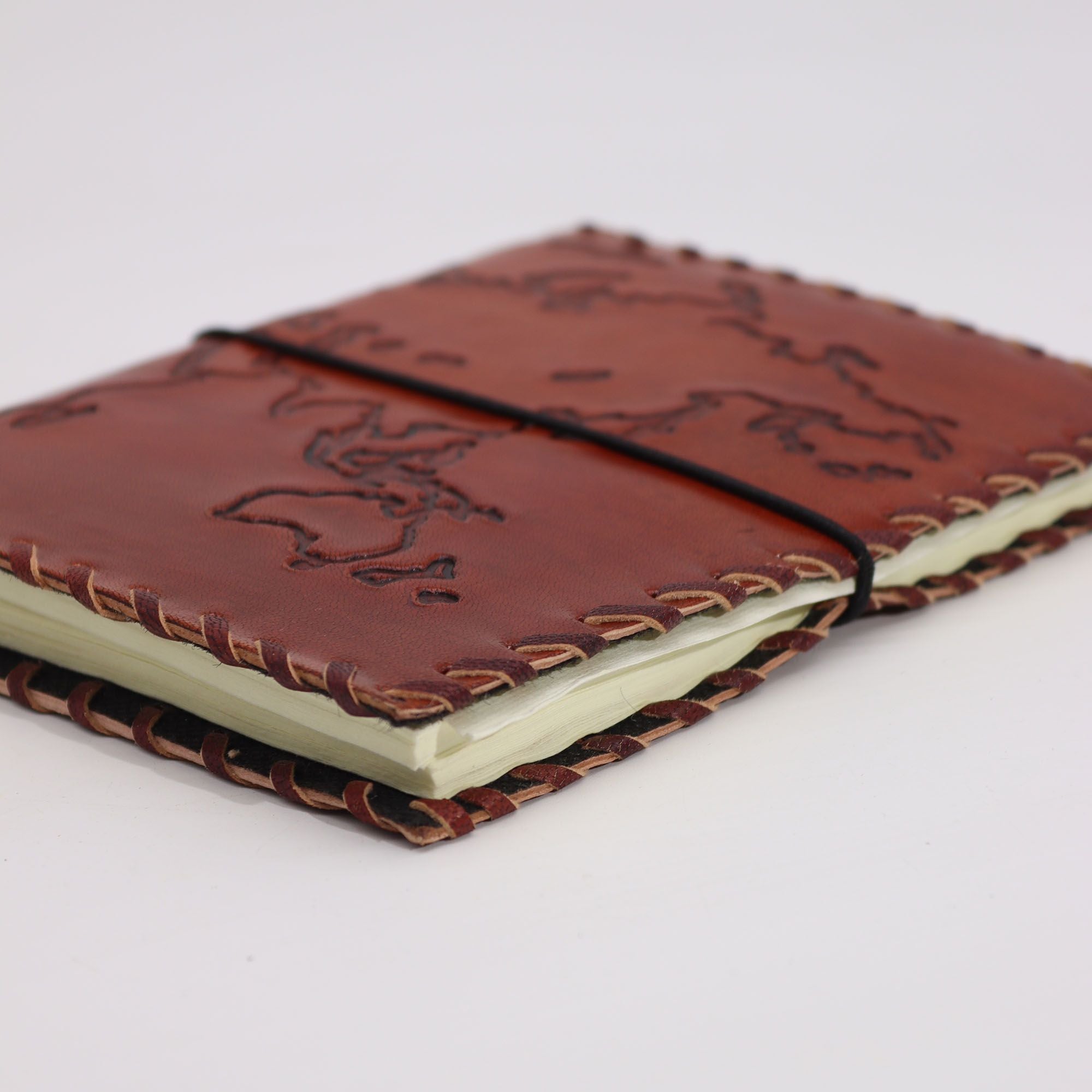 Skórzany Dziennik Podróży Light Tan 17x13 cm