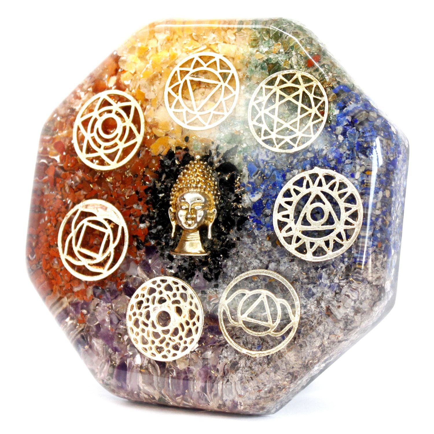 Paquete de Energía de Escritorio de Orgonita - Chakra Buda