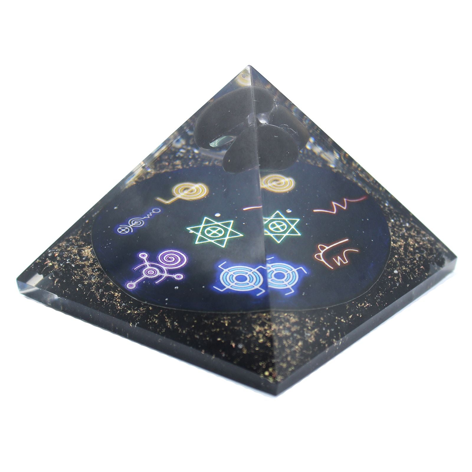 Pirámide de orgonita Midnight Reiki