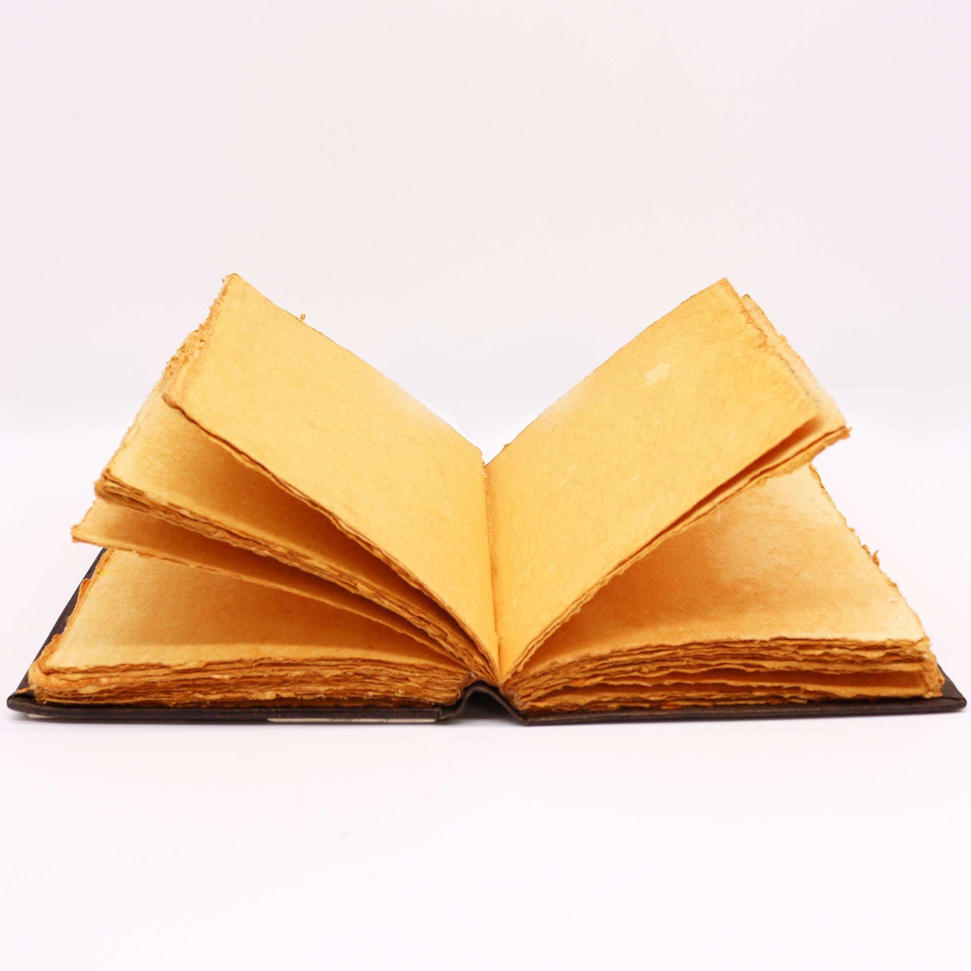 Elegante Cuaderno Hefty Brown Tan con Motivo Zinc Rose