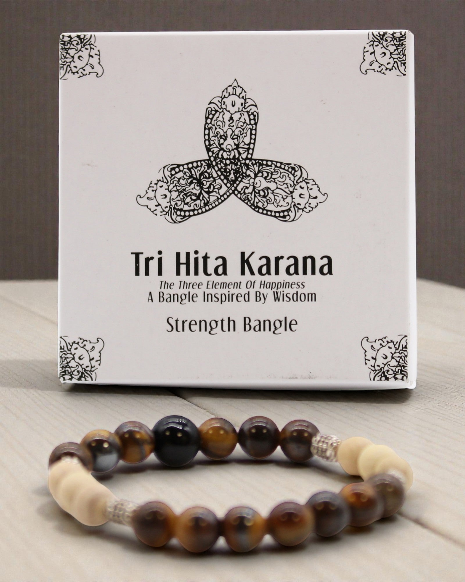 TriHita Power Earth – Pulsera de fuerza y estabilidad de Bali