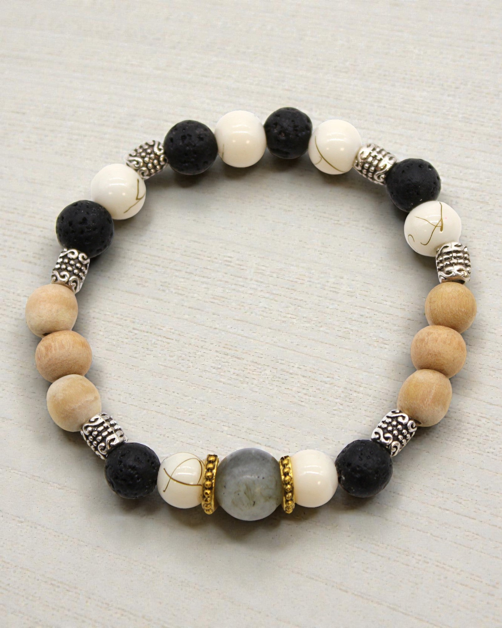 TriHita Balance Stone – Pulsera de equilibrio de Bali