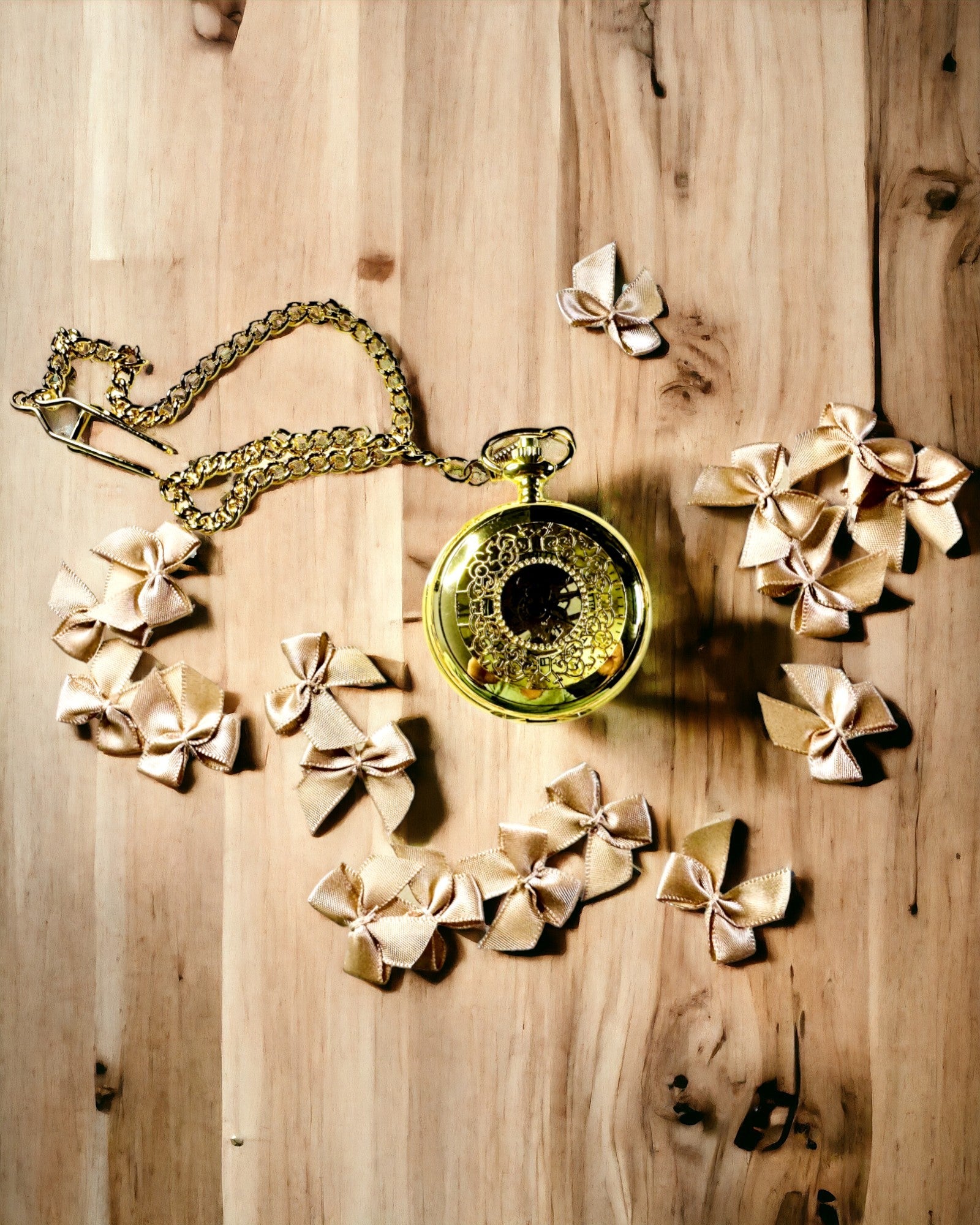 Reloj de Bolsillo Retro Tallado con Mecanismo de Cuerda Manual, color Dorado con Escala Romana y Esfera Luminosa, Estilo Vintage