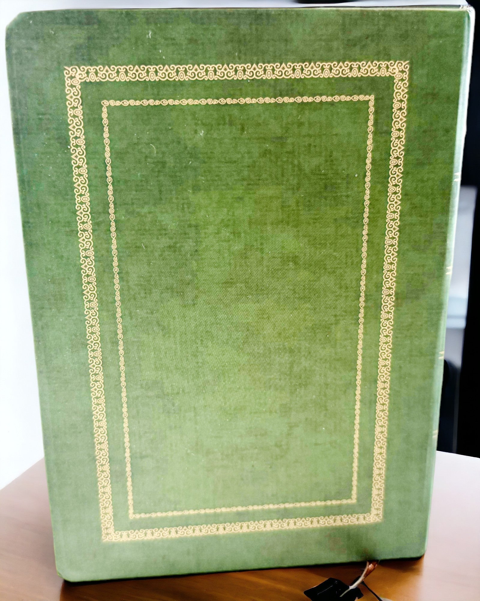 Cuaderno Decorativo Verde con Motivo de Dragón - Inspiraciones de Fantasía, con grabado