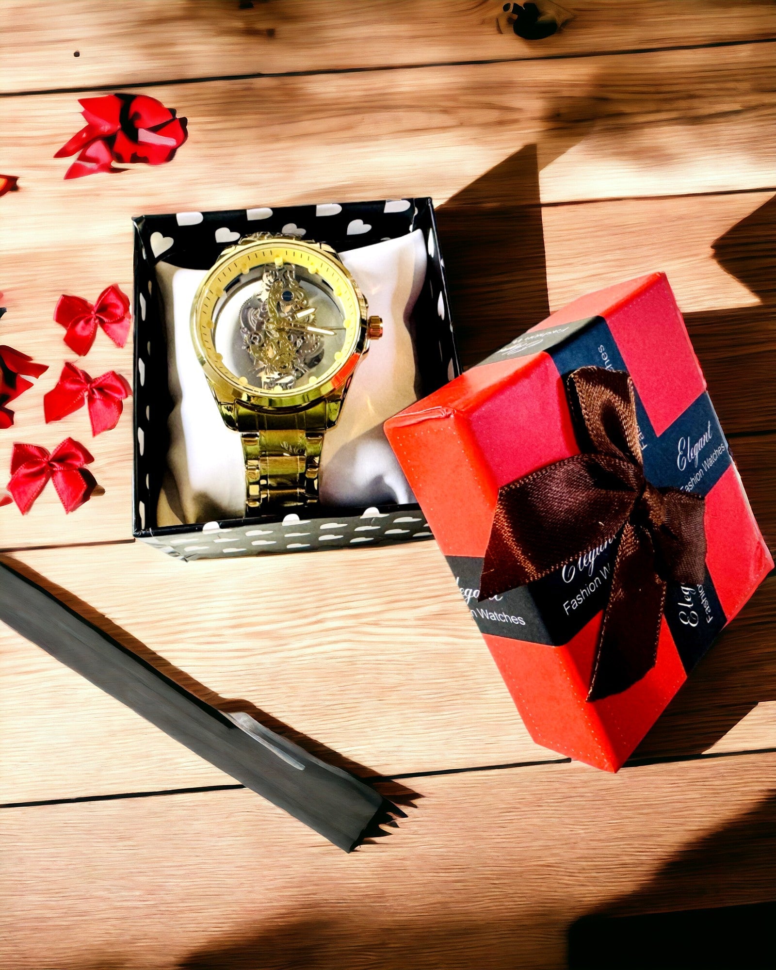 Reloj Deportivo para Hombre con Mecanismo de Cuarzo Transparente de Doble Cara y Pulsera de Aluminio – Ideal para Regalo. Personalización con grabado